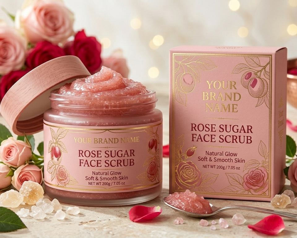 Rose Sugar Scrub